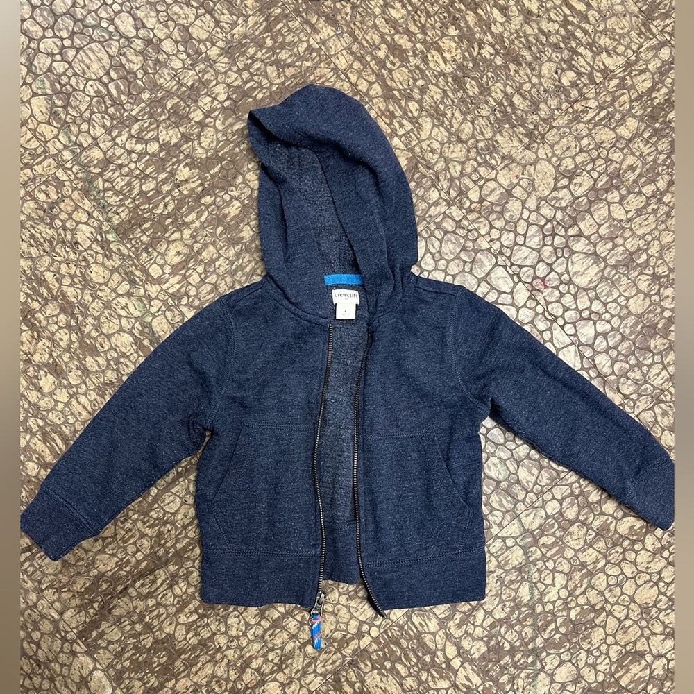 Toddler hooded zipper sweatshirt